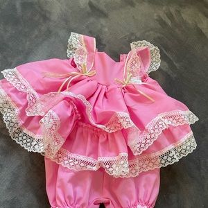 Pink baby Johnbert 0-3 months